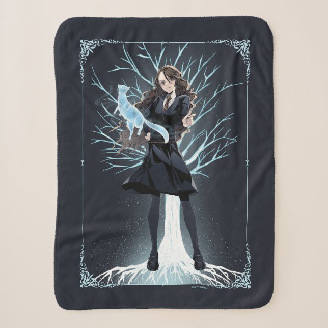 Anime Hermione Grangers Otter Patronus Sherpadecke (Vorderseite)