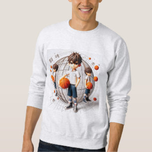 Anime Hoop Star - 3D Basketball Sweatshirt