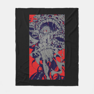 Anime Horror Aesthetic Scary Creepy Girl Japanese Fleecedecke