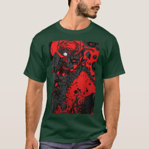 Anime Horror Aesthetic Scary Creepy Girl Japanese T-Shirt