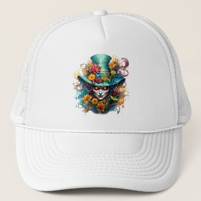 Anime Horror Clown Truckerkappe (Vorderseite)