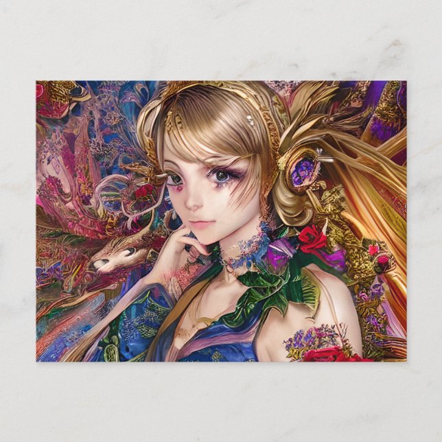 Anime im Palast Postkarte (Vorderseite)