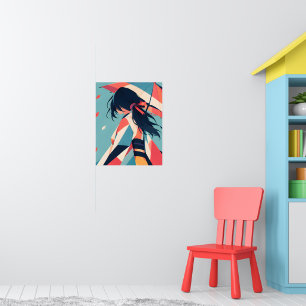 Anime-Inspirationsdruck Nr. 11 Unter dem Sonnensch Poster