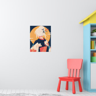 Anime-Inspirationsdruck Nr. 3 Goldene Träumerei Poster