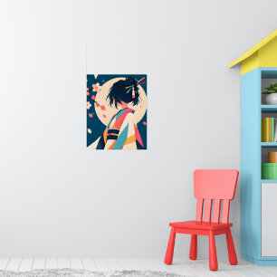 Anime-Inspirationsdruck Nr. 5 Blossom Whisper Poster