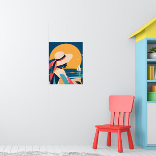 Anime-Inspirationsdruck Nr. 9 Jenseits des Blauen Poster