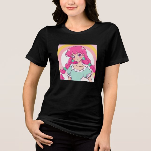 Anime Inspiriert Merchandise 🌸 Kawaii Dreams Tri-Blend Shirt (Vorderseite)