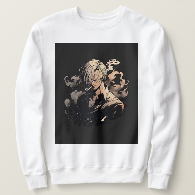 Anime-Inspirierter grafischer T - Shirt - Bold & C (Design vorne)
