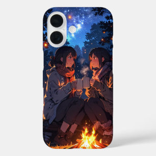 Anime iPhone 16 Coque - Manga Design mignon et Coo