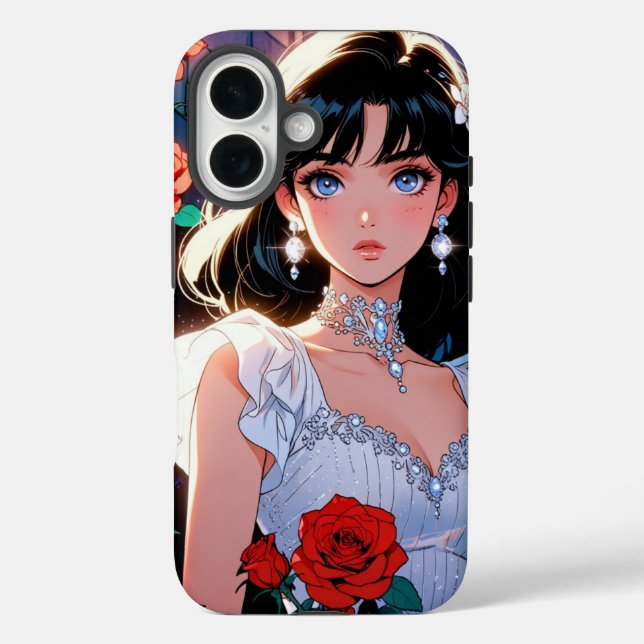Anime iPhone 16 Hülle (Rückseite)