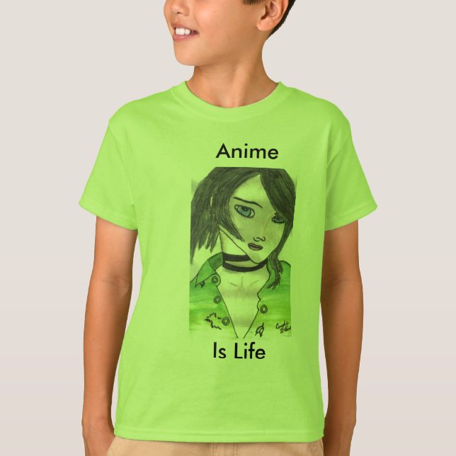 Anime ist Leben T-Shirt (Vorderseite)