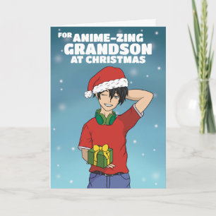 Anime-Junge Weihnachten