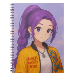 Anime K-Pop Idol Group | Original Manga-Style Pop  Notizblock