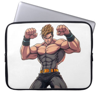 Anime-Kämpfer Laptopschutzhülle