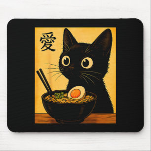 Anime-Katze-Ramen Japanische Lustige Grafische T-S Mousepad