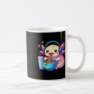 Anime Kawaii Axolotl Eating Ramen Noodles Kids T-S Kaffeetasse