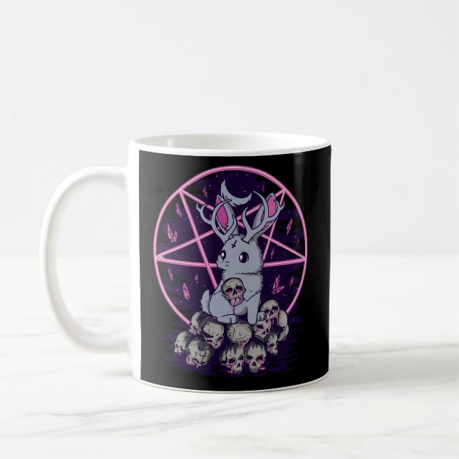 Anime Kawaii Baphomet Pastel Goth Emo Punk Jackalo Kaffeetasse (Links)