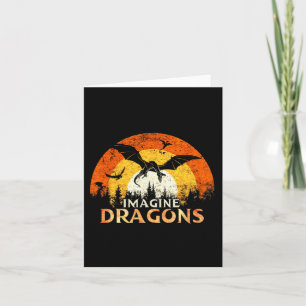 Anime Kawaii Mythische Fantasy Dragons Imagine Vin Karte