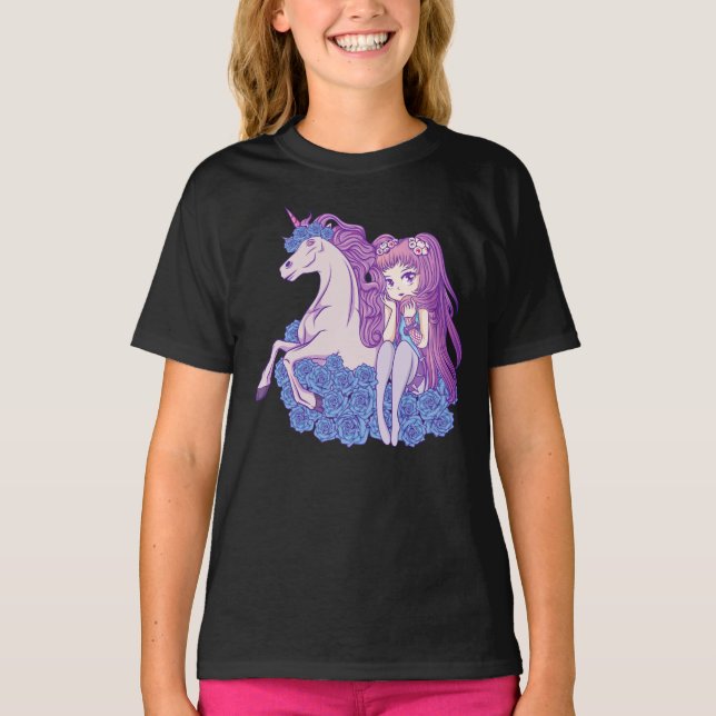 Anime Kawaii T-Shirt (Vorderseite)