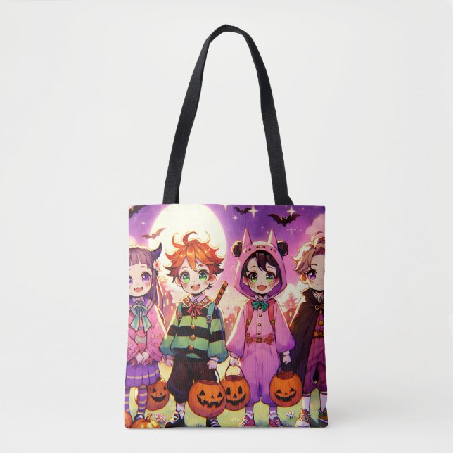 Anime Kid's Halloween Tasche (Vorderseite)
