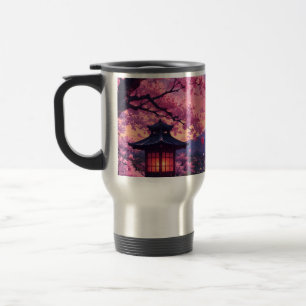 Anime-Kirschblüten-Kaffeetasse Reisebecher