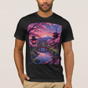 Anime-Kirschblüten-Sakura-T-Shirt T-Shirt