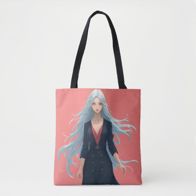 Anime Lady Liebe Tote Bag Tasche (Vorderseite)