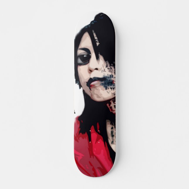 Anime lebendig skateboard (Vorne)
