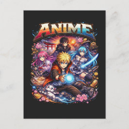Anime-Legenden Postkarte