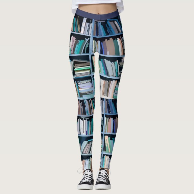 Anime Library-Leggings Leggings (Vorderseite)