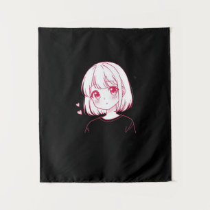 "Anime-Liebes-Vibes" Wandteppich