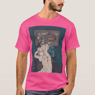 Anime Lofi Girl Retro 90er ästhetische japanische T-Shirt