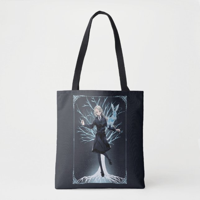 Anime Luna Lovegood's Rabbit Patronus Tasche (Vorderseite)