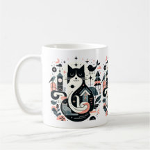 Anime lustige Cat-Tasse