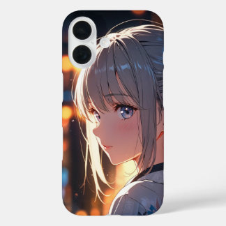 Anime-Mädchen iPhone 16 Hülle