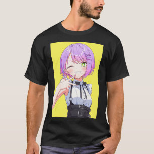 Anime Mädchen Kawaii Waifu Ästhetik Japanischer Ma T-Shirt
