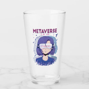 Anime-Mädchen Virtual-Reality-Brille Glas