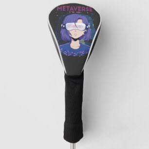 Anime-Mädchen Virtual Reality Brille Golf Head Cov Headcover
