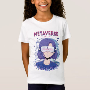Anime-Mädchen Virtual Reality Brille Mädchen T-Shi T-Shirt