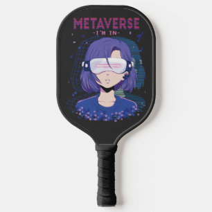 Anime-Mädchen Virtual-Reality-Brille Paddle