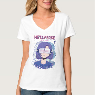 Anime-Mädchen Virtual-Reality-Brille T-Shirt