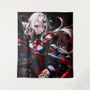 Anime-Mädchen Wandteppich