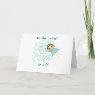 Anime Magical Days Fairy Birthday Party Dankeskarte