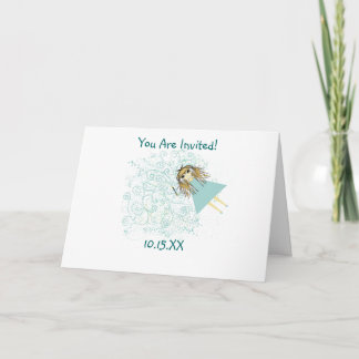 Anime Magical Days Fairy Birthday Party Dankeskarte