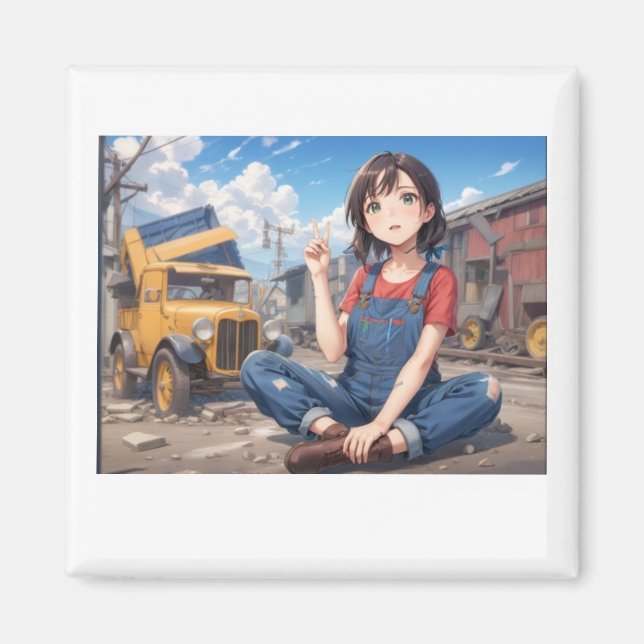 Anime Magnet der 1930er Jahre (Vorne)