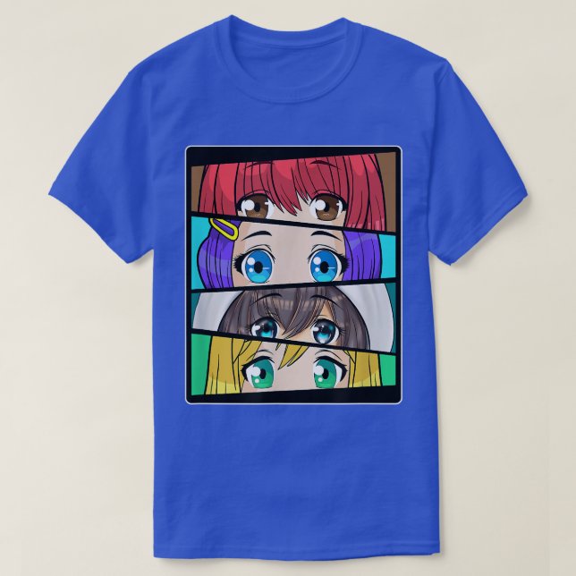 Anime Manga Comic Nerd Japan Cosplay Kawaii T-Shir T-Shirt (Design vorne)