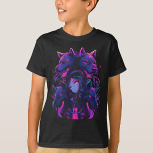 Anime Manga Cyberpunk Ästhetische Techwear Harajuk T-Shirt