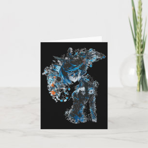 Anime Manga Grafik Blaue-Augen Illustration Anime  Karte