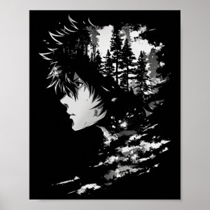 Anime Manga Grafik Illustration Anime 2 Poster