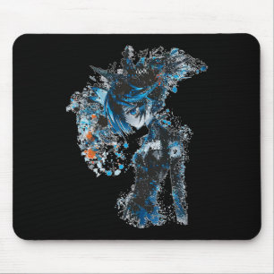 Anime Manga Graphic Blue-eyes Illustration Anime Mousepad